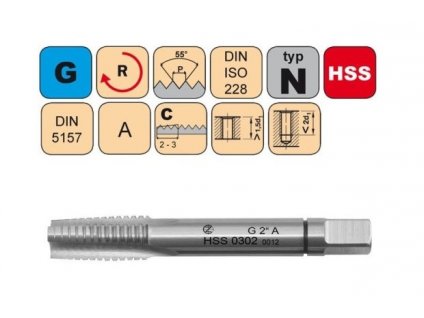 G1/4" III A HSS nastavovacia skrutka DIN 5157