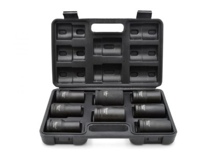 Rázové nástrčné hlavice 3/4", 17-32 mm, sada 8 dílů - GEKO G10516-4
