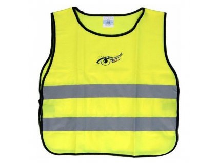 Výstražná reflexná vesta - žltá, detská, SOR EN 1150:1999 - COMPASS