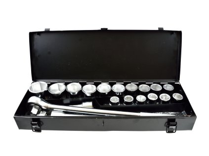 Gola sada 3/4", 6hranné hlavice, 12 ks - GEKO G10112 1