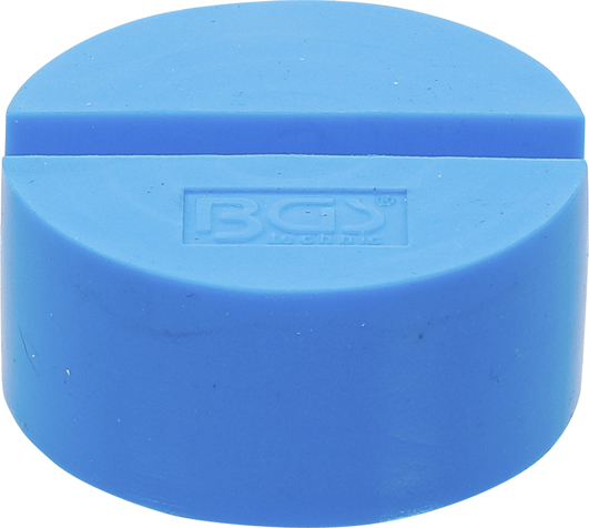 Gumová podložka pod zdvihák 75x35 mm, nosnosť 5 t, modrá - BGS 72112