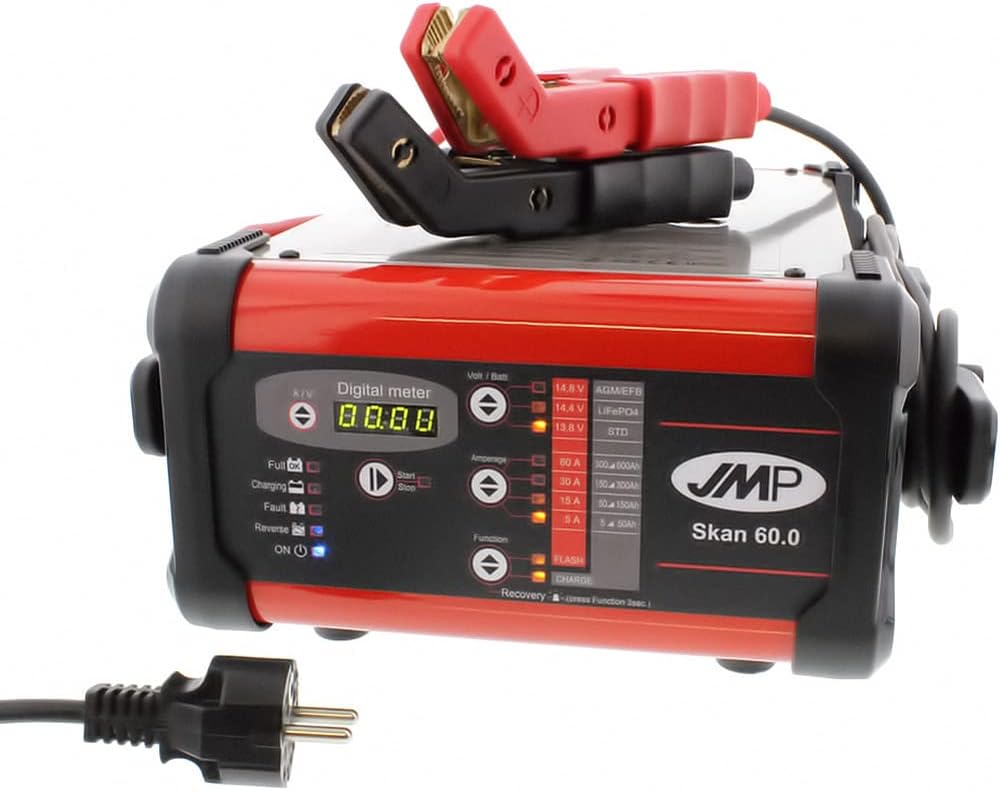 Nabíjačka autobatérií s podporou flash pamäte 12V, 5-60A, 5-600Ah - JMP Skan 60.0