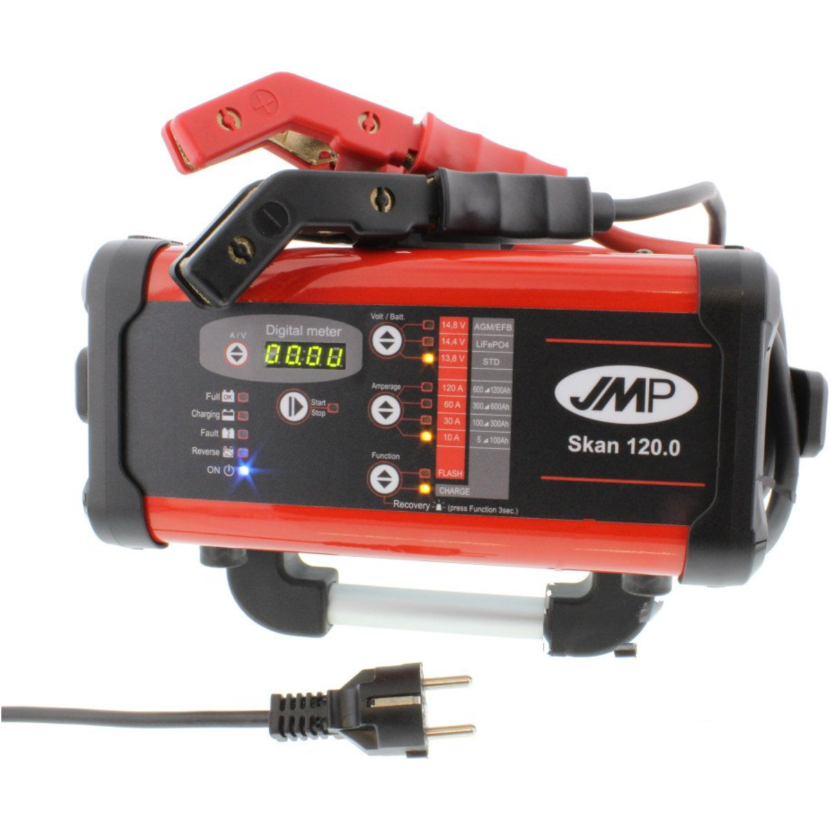 Nabíjačka autobatérií s podporou flash pamäte 12V, 10-120A, 5-1200Ah - JMP Skan 120.0