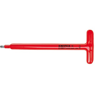 Šesťhranný skrutkovač, izolovaný 1000 V, rôzne veľkosti - KNIPEX Dĺžka: 120 mm, Veľkosť: 5 mm