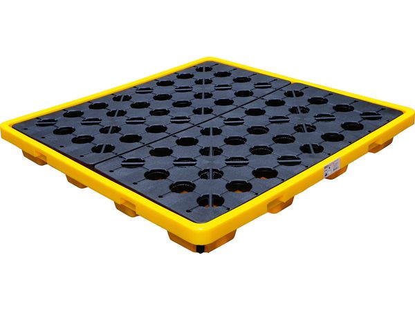 Odkvapkávacia miska na olej s roštom Určené pre 4 sudy 200 l - BGS 70050