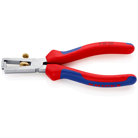 Odstraňovacie kliešte, chrómové, nastaviteľné do 10 mm2, s otváracou pružinou - KNIPEX 11 05 160
