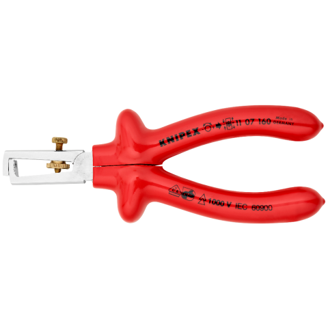 Odstraňovacie kliešte, ponorné, VDE 1000V, nastaviteľné do 10 mm2 - KNIPEX 11 07 160