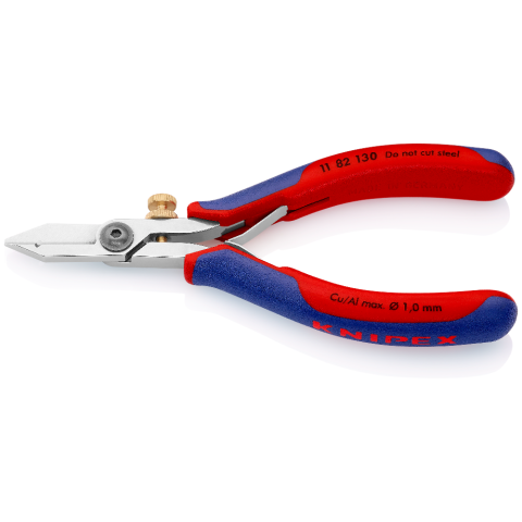 Odstraňovacie kliešte na elektroniku, pre priemery 0,03-1,0 mm - KNIPEX 11 82 130