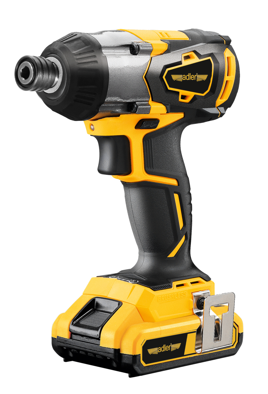 Rázový uťahovák 280 Nm, Li-Ion 2,0 Ah 20 V, s akumulátorom a nabíjačkou - ADLER AKU-280W