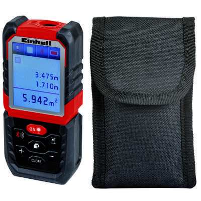 Laserový diaľkomer TE-LD 60, presnosť +/- 2 mm, dosah do 60 m - Einhell