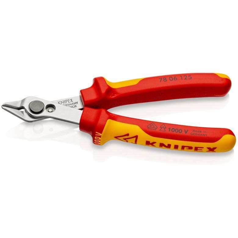 Knipex 78 06 125 Izolované elektronické kliešte 125 mm Super Knips® VDE