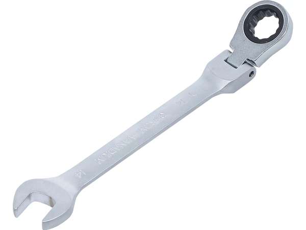 BGS Technic BGS 6714 Kľúč kľúčový 14 mm s račňou, kĺbový