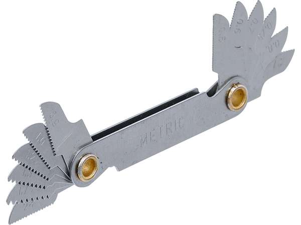BGS Technic BGS 71039-12 Metrické závitové meradlá 0,5 ÷ 1,75 mm (12 dielikov)