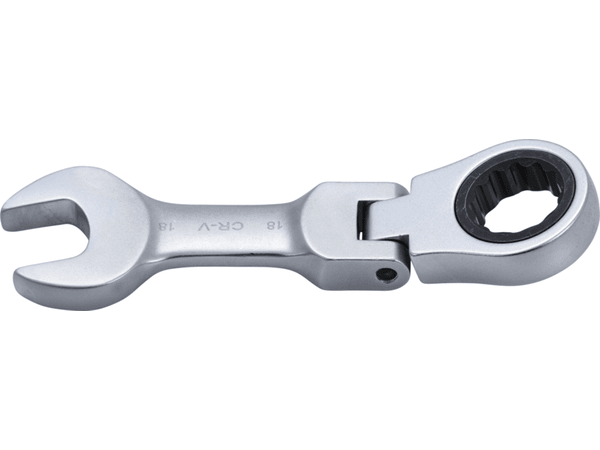 BGS Technic BGS 6918 Krátky kľúč 18 mm s račňou, kĺbový