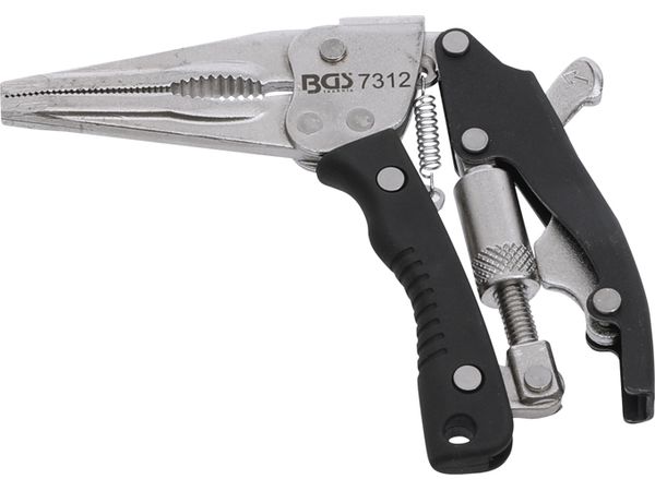 BGS Technic BGS 7312 Samosvorné kliešte 170 mm, predĺžené s pištoľovou rukoväťou