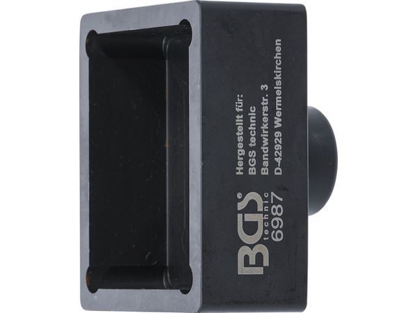 BGS Technic BGS 6987 Nástrčný kľúč 1" 54 x 68 mm na upínacie matice pre nápravy autobusov (S