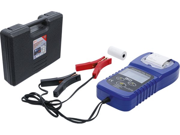 BGS Technic BGS 2133 Digitálny tester batérií a nabíjacích systémov s tlačiarňou