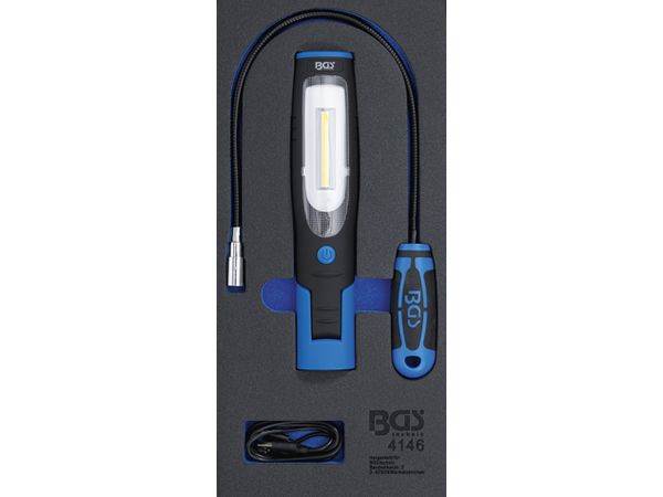 BGS Technic BGS 4146 Ručná lampa a magnetka Sada 3 dielov