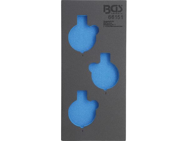 BGS Technic BGS 66151-4 Vložka do dielenského vozíka 1/3 - prázdna (Pre BGS 1066151)