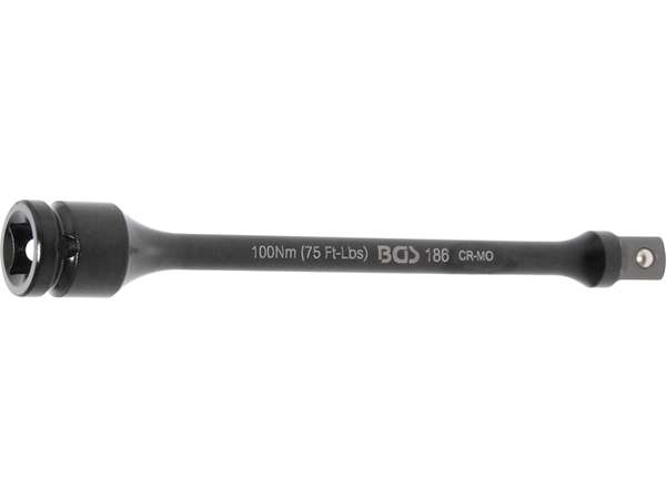 BGS Technic BGS 186 Torzná tyč 1/2" 195 mm, predĺžená (100 Nm)