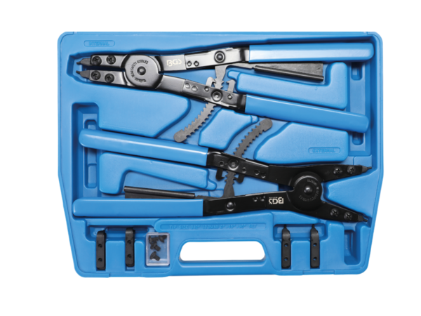 BGS Technic BGS 478 Ráčnové kliešte 400 mm na vnútorné/vonkajšie dištančné krúžky, vymeniteľné čelo