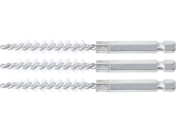 BGS Technic BGS 3078-9-N Nylonové kefy, priemer 9 mm, upínanie 1/4", 3 ks (sada BGS 3078)