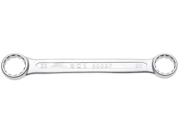BGS Technic BGS 30337 Obojstranný krúžkový kľúč 20 x 22 mm, extra plochý