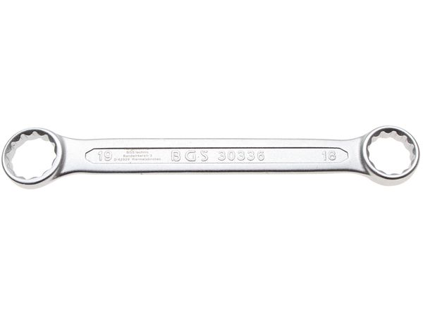 BGS Technic BGS 30336 Obojstranný krúžkový kľúč 18 x 19 mm, extra plochý