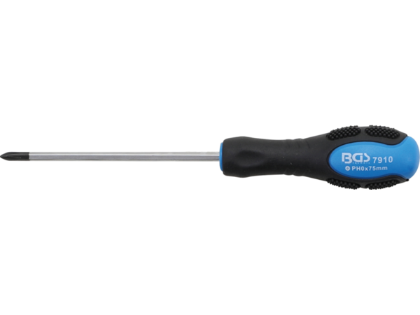 BGS Technic BGS 7910 Krížový skrutkovač PH0 x 75 mm s vonkajším šesťhranom