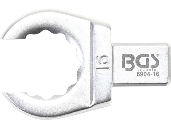 BGS Technic BGS 6904-16 Kľúč s otvoreným okom 15 mm, nástrčný so skľučovadlom 9 x 12 mm