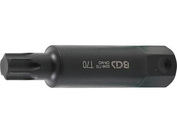 BGS Technic BGS 5246-T70 Šesťhranný bit 22 mm (pre Torx) T70 x 100 mm, dierovač