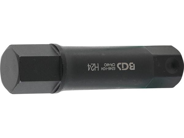 BGS Technic BGS 5246-H24 Šesťhranný bit 22 mm (pre Inbus) HEX 24 x 100 mm, dierovač