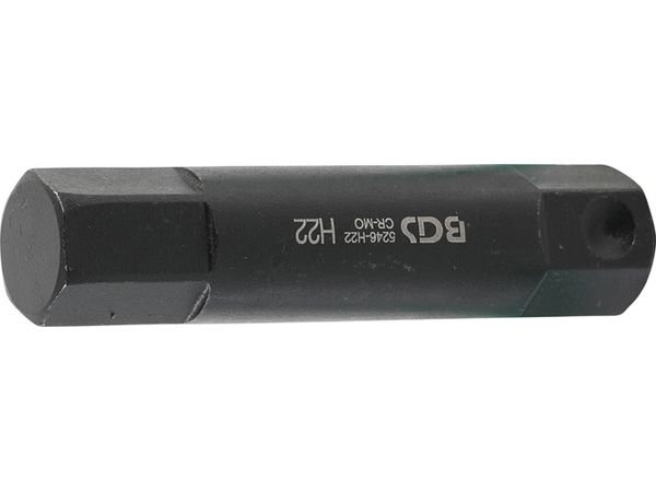 BGS Technic BGS 5246-H22 Šesťhranný bit 22 mm (pre Inbus) HEX 224 x 100 mm, dierovač