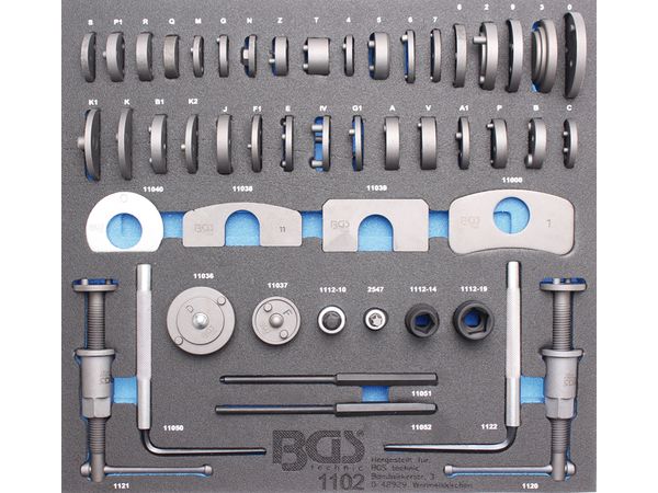 BGS Technic BGS 1102 Sada 50 dielov na stláčanie brzdového piesta