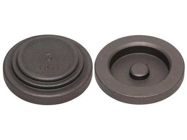 BGS Technic BGS 11015 Adaptér 3 pre kompresiu brzdového piestu VW, Land Rover, Audi (sada