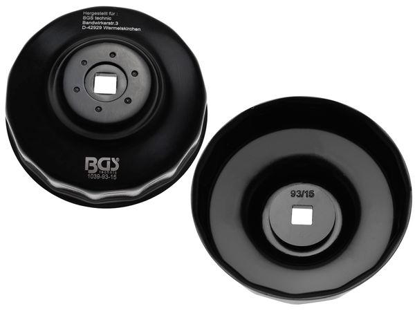 BGS Technic BGS 1039-93-15 Kľúč na olejové filtre priemer 93 mm, 15-bodový kľúč na olejové filtre