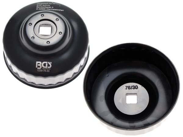 BGS Technic BGS 1039-76-30 Kľúč na olejový filter priemer 76 mm, 30 drážok (Ford Motorkraft