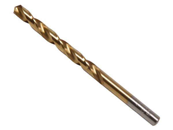 BGS Technic BGS 2040-6.5 HSS-G 6,5 mm špirálový vrták s valcovou stopkou, TiN. 2 ks.