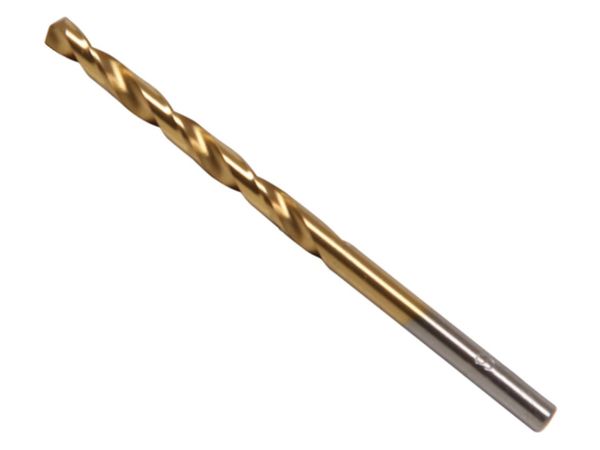 BGS Technic BGS 2040-4 HSS-G 4,0 mm špirálový vrták s valcovou stopkou, TiN. 2 ks.