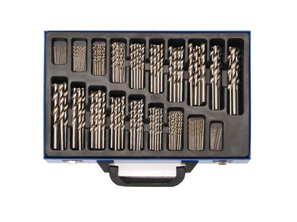 BGS Technic BGS 1995 Špirálové vrtáky HSS 1 ÷ 10 mm Sada 170 dielov
