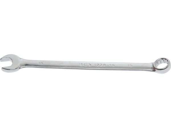 BGS Technic BGS 1228-15 Kľúč kľúčový 15 mm, extra dlhý, leštený
