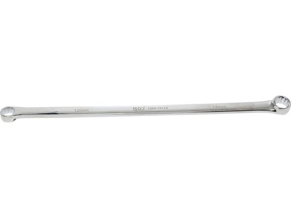 BGS Technic BGS 1186-12x14 Obojstranný krúžkový kľúč 12 x 14 mm, predĺžený