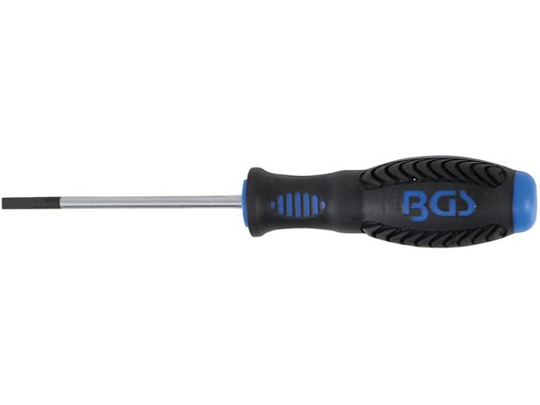 BGS Technic BGS 4929 Plochý skrutkovač 4 x 80 mm, čierny hrot