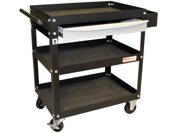 BGS Technic BGS 4200 Dielenský montážny vozík 3 police, 1 zásuvka