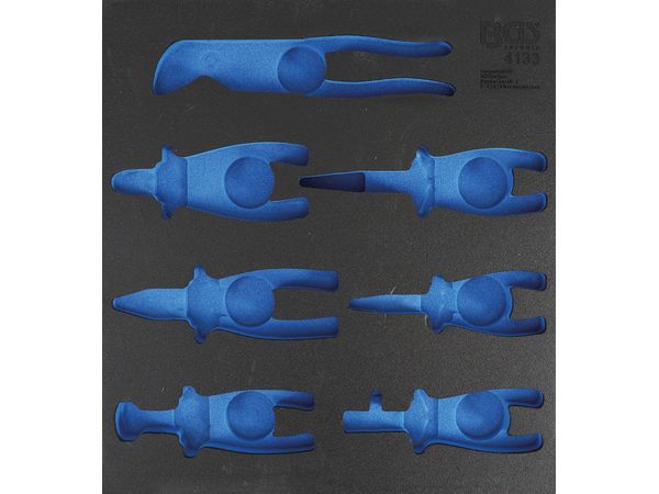 BGS Technic BGS 4133-1 Prázdna vložka pre dielenský vozík 1/3. Pre BGS 4133