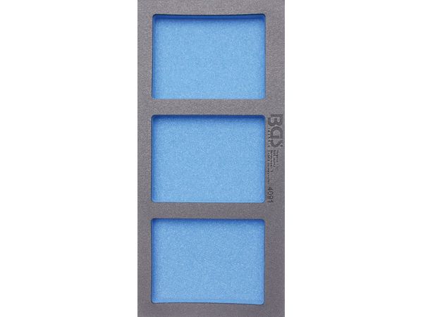 BGS Technic BGS 4091 Nakladací modul 1/3 - prázdny. 3 úložné plochy 140x110x20 mm