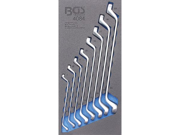 BGS Technic BGS 4084 Obojstranné krúžkové kľúče 6 ÷ 22 mm. Sada 8 kusov