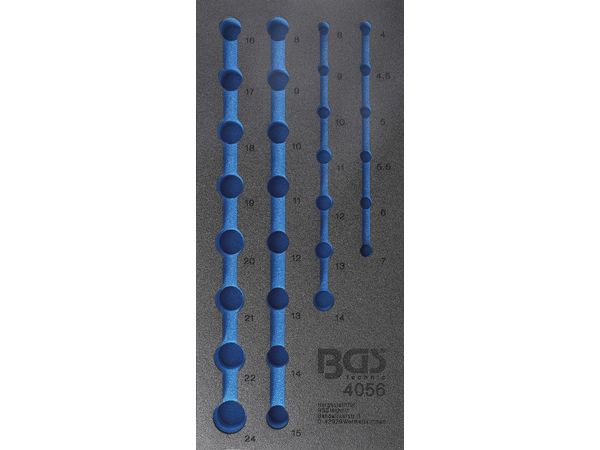 BGS Technic BGS 4056-1 Prázdna vložka pre dielenský vozík 1/3. Pre BGS 4056