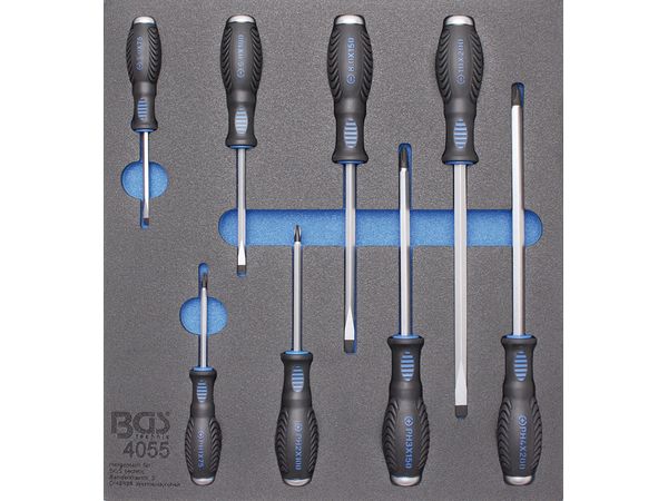 BGS Technic BGS 4055 Skrutkovače SL, PH. Sada 8 dielov