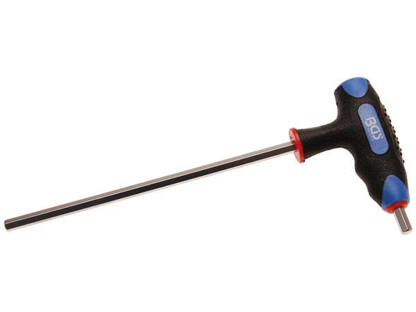 BGS Technic BGS 4010-6 Šesťhranný nástrčný kľúč (inbus) 6 mm s T-rukoväťou a bočným ostrím